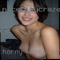 Horny women dating